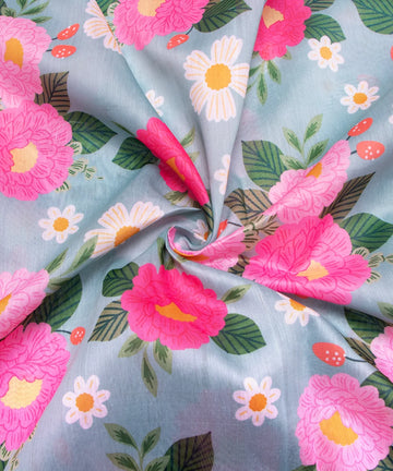Printed Chanderi Fabric